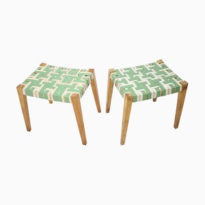 Mid-Century Stools or Tabourets, 1950s, Set of 2