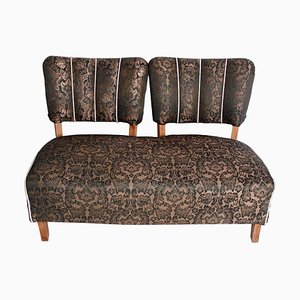 Antique Sofa in Fabric & Wood