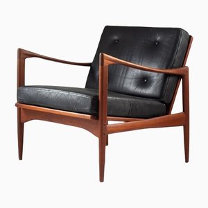 Mid-Century Scandinavian Kanidaten Lounge Chair by Ib Kofod Larsen