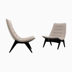 Scandinavian 755 Lounge Chairs by Svante Skogh for Ope Möbler, Sweden, Set of 2