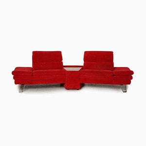 Red Fabric FSM Two-Seater Couch from Mondo