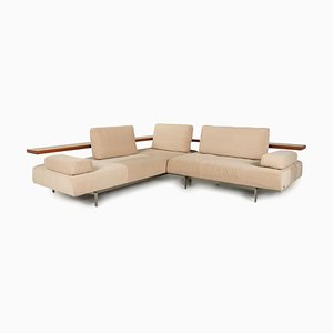 Beige Fabric Corner Sofa Couch from Rolf Benz