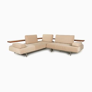 Beiges Ecksofa mit Stoffbezug von Rolf Benz