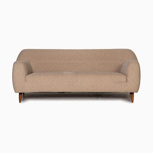 Beige Fabric Two Seater Couch from Habitat