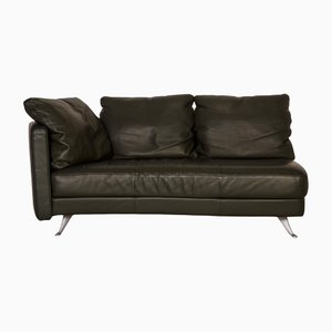 Dark Green Leather 2500 Two-Seater Couch from Rolf Benz