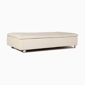 Cream Leather DS7 Stool from de Sede