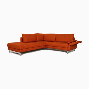 Canapé d'Angle Vida en Tissu Orange de Rolf Benz