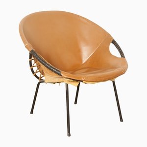 Brown Circle Balloon Chair from Lusch & Co