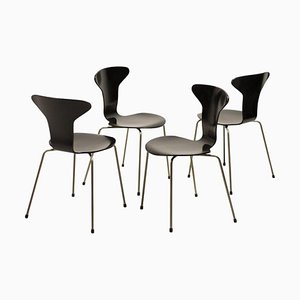 Sedie da pranzo nr. 3105 di Arne Jacobsen, set di 4