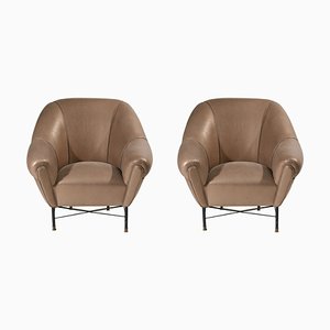 Modernist Armchairs by Augusto Bozzi, Set of 2