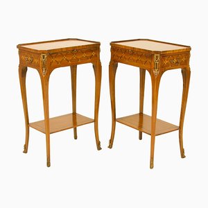 Louis XV Side Tables, France, 19th-Century, Set of 2