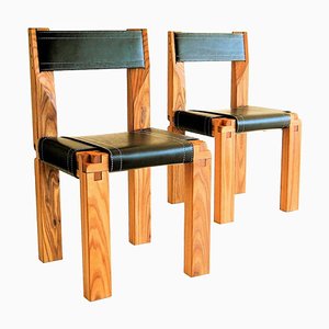 French S11 Wood Chair by Pierre Chapo