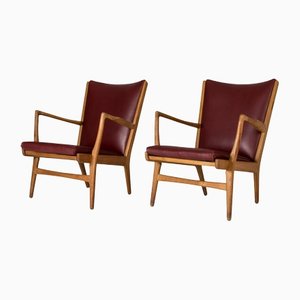AP 16 Lounge Chairs by Hans J. Wegner, Set of 2
