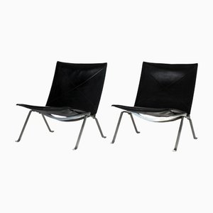 PK 22 Lounge Chairs by Poul Kjærholm for E. Kold Christensen, Set of 2
