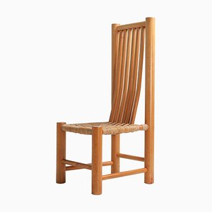 French Elm and Cord Chair