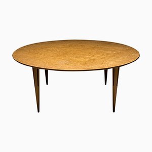 Side Table in Burl by Bruno Mathsson for Mathsson International, Sweden