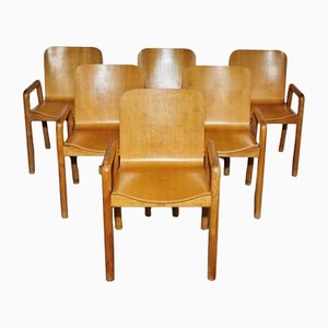Italian Dining Chairs, 1960s, Set of 6