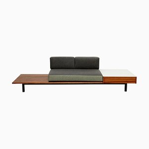 Banco moderno Mid-Century de madera de Charlotte Perriand para Cansado, 1958