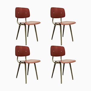 Revolt Chairs by Friso Kramer for Ahrend De Cirkel, 1953, Set of 4