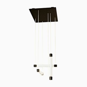 Mid-Century Modern Black Hanging Lamp in the Style of Gerrit Thomas Rietveld, 1960s