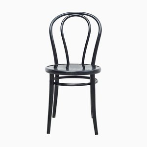 Black Bentwood Chair in the Style of Thonet, 1950s