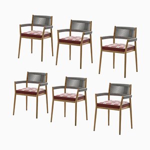Dine Out Outside Chairs by Rodolfo Dordoni for Cassina, Set of 6