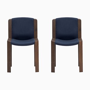 Wood and Kvadrat Fabric 300 Chair by Karakter for Hille, Set of 2