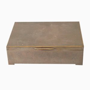 Bauhaus Brass Cigar Box from Erhard & Söhne