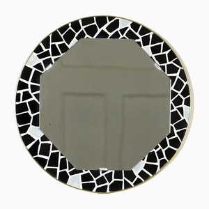 Espejo de pared Mid-Century con mosaico, años 50