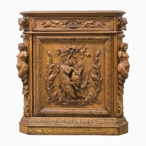Uruguayan Carved Cabinet, 19th Century