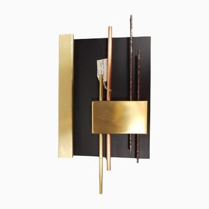 Sconce in Brass and Aluminium