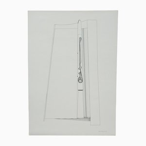 Nils Haglund, # 012 Drawing, 1978, Lápiz sobre papel