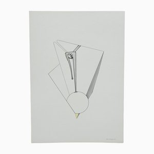 Nils Haglund, # 04 Drawing, 1979, Lápiz sobre papel