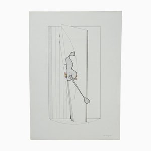 Nils Haglund, # 023 Drawing, 1979, Lápiz sobre papel