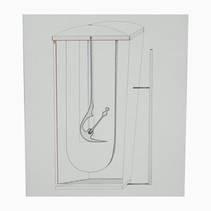 Nils Haglund, # 021 Drawing, 1979, Lápiz sobre papel