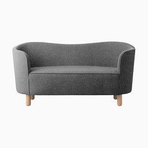 Grey and Natural Oak Sahco Nara Mingle Sofa from by Lassen