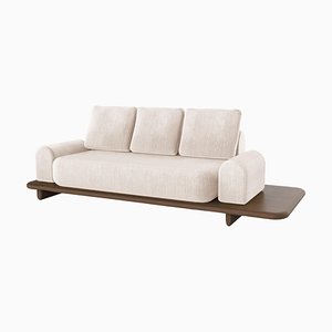 White Moreto Sofa by Dovain Studio