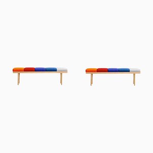Valentino Bench by Pepe Albargues, Set of 2