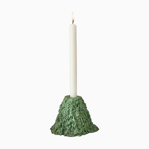 Aluminium Green Candleholder by Pieterjan