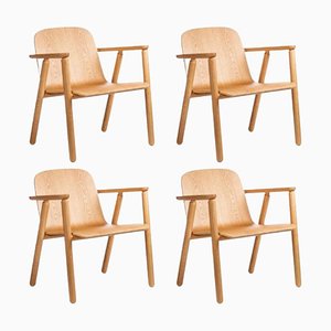 Natural Valo Lounge Chair by Made by Choice, Set of 4