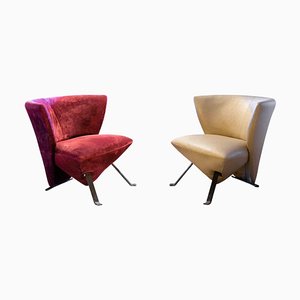 Set of Jada Armchairs by Sergio Saporiti, Italy, 1960s