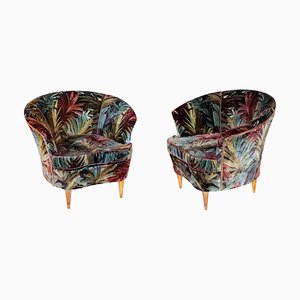 Vintage Armchairs, Italy, 1950s, Set of 2