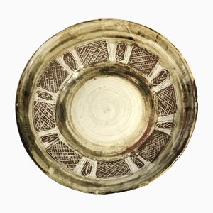 Plato vintage de cerámica de Albert Thiry