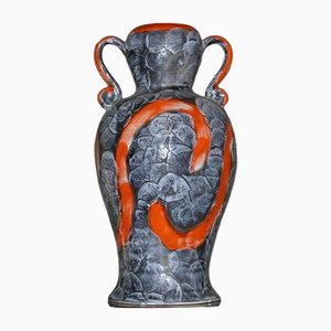 Jarrón vintage de cerámica de Virebent