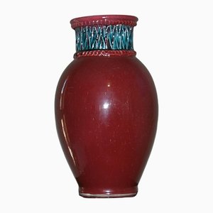 Vintage Keramikvase von Accolay