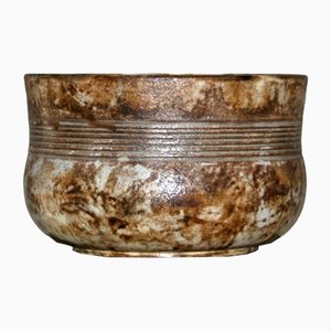 Brown Ceramic Bowl by Alexander Kostanda