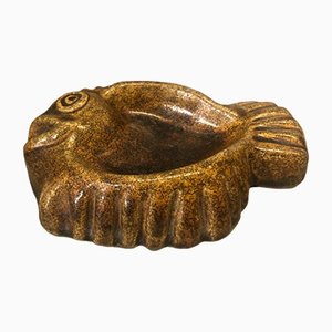 Ceramica vintage a forma di pesce di Accolay
