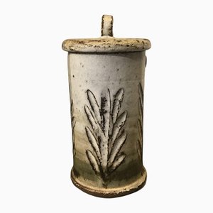 Vintage Ceramic Jar with Lid by Albert Thiry