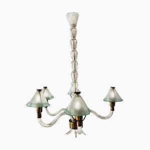 Mid-20th Century Chandelier from Barovier & Toso, Murano, 1950