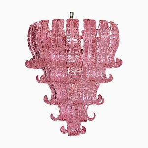 Lámpara de araña Felci veneciana de seis niveles de cristal de Murano